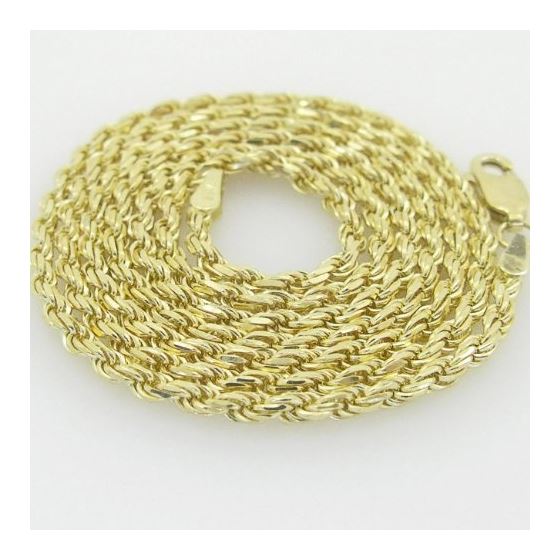 10K Yellow Gold rope chain GC2 2