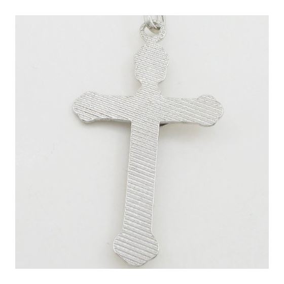 Fancy jesus cut crucifix cross pendant SB41 57mm tall and 28mm wide 4
