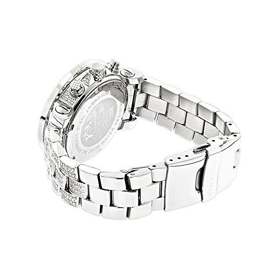 Ladies Large Iced Out Diamond Watch 1.5Ctw By Mo-2