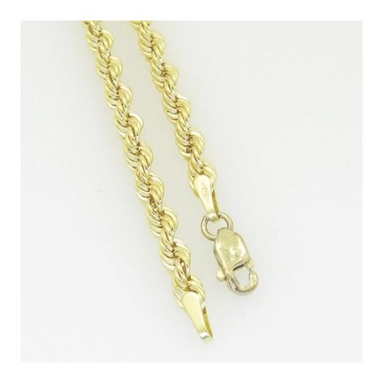 10K Yellow Gold rope chain GC4 4