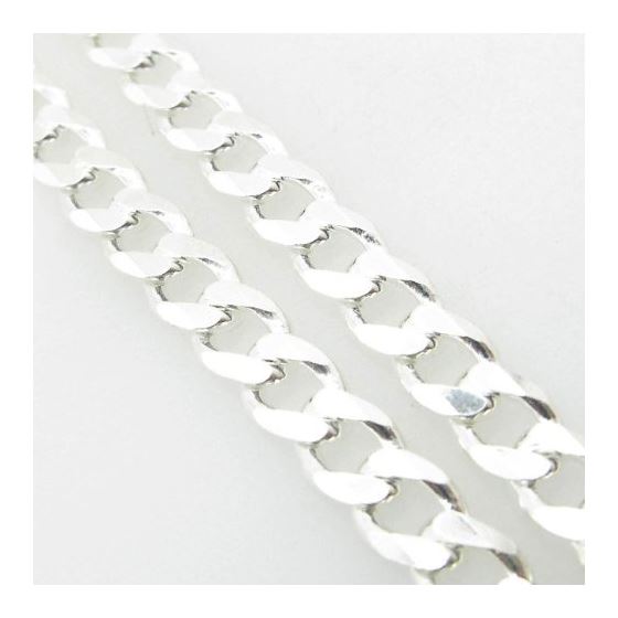 Silver Curb link chain Necklace BDC85 2