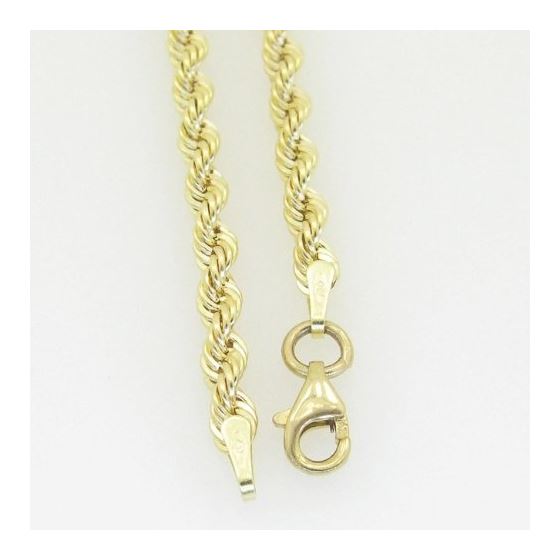 10K Yellow Gold rope chain GC11 4