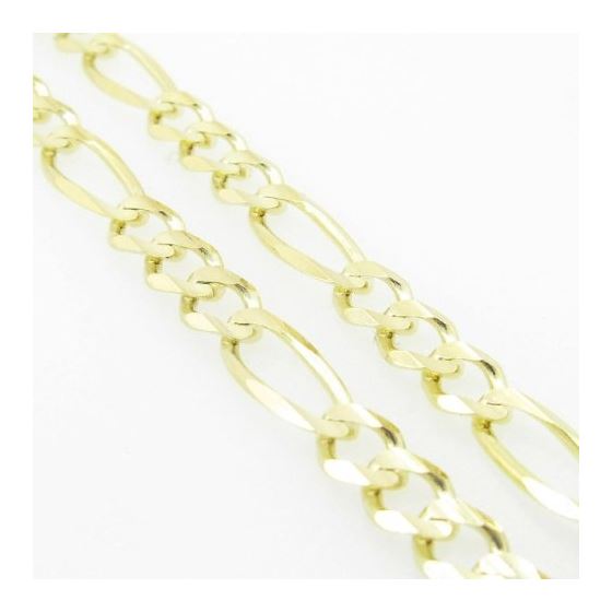 Mens Yellow-Gold Figaro Link Chain Length - 24 inches Width - 5.5mm 4