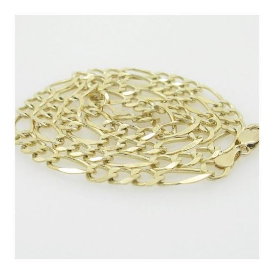 10K Yellow Gold figaro open chain GC72 2