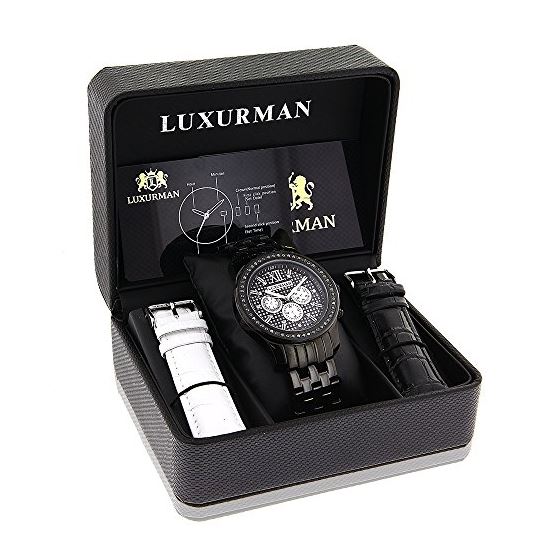 Black Diamond Watches By LUXURMAN 2.25Ct-4