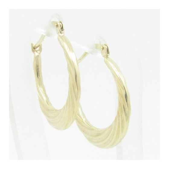 Ladies 10K Gold and .925 Italian Sterling Silver Earrings Stud Hoop Huggie Ball Fashion Dangle Swag 