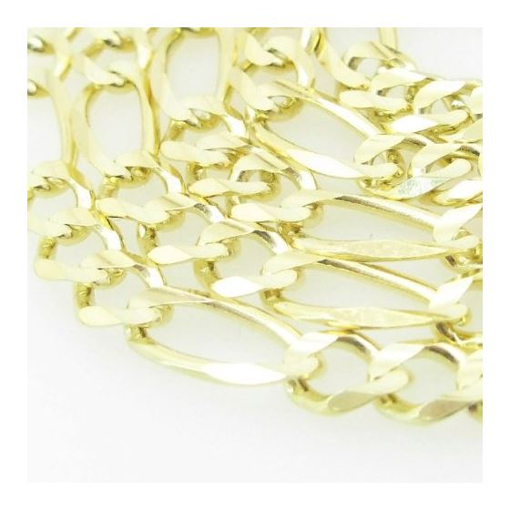 Mens Yellow-Gold Figaro Link Chain Length - 24 inches Width - 5.5mm 2