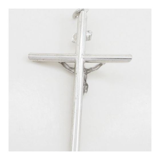 Jesus cut crucifix cross pendant SB36 54mm tall and 33mm wide 4