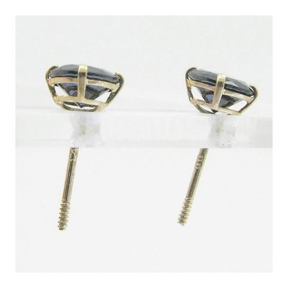 Unisex 14K solid gold earrings fancy stud hoop huggie ball fashion dangle swag 2