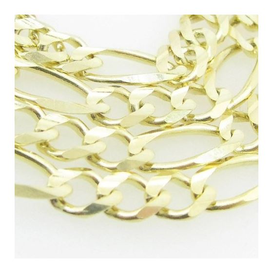 Mens Yellow-Gold Figaro Link Chain Length - 22 inches Width - 5.5mm 2