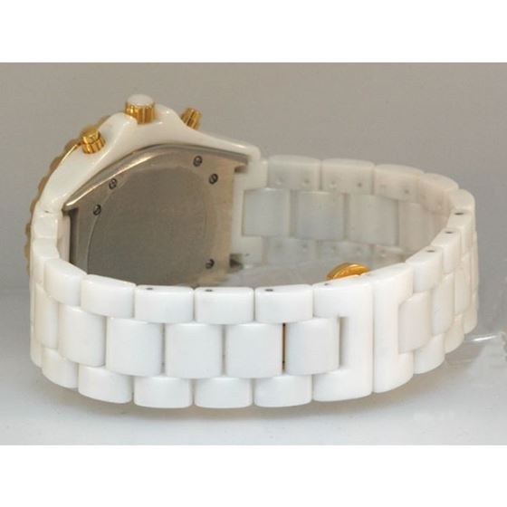 Techno Master Ceramic Round 0.90 ct Diamond Unisex Watch TM-2136WY 2