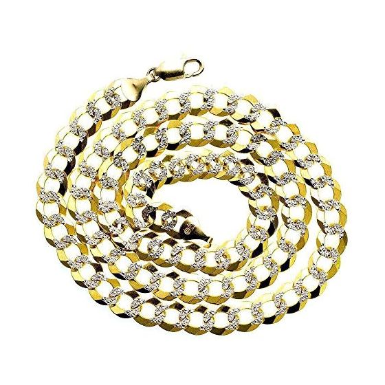 10K Diamond Cut Gold SOLID ITALY CUBAN Chain - 26 Inches Long 9.7MM Wide 2