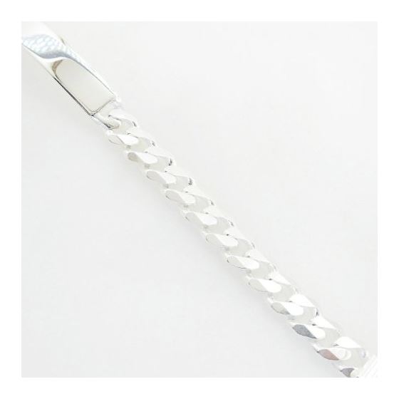 Curb Link ID Bracelet Necklace Length - 8.5 inches Width - 9.5mm 4