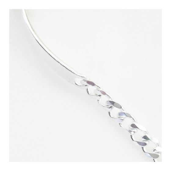 Curb Link ID Bracelet Necklace Length - 7.5 inches Width - 7.5mm 4