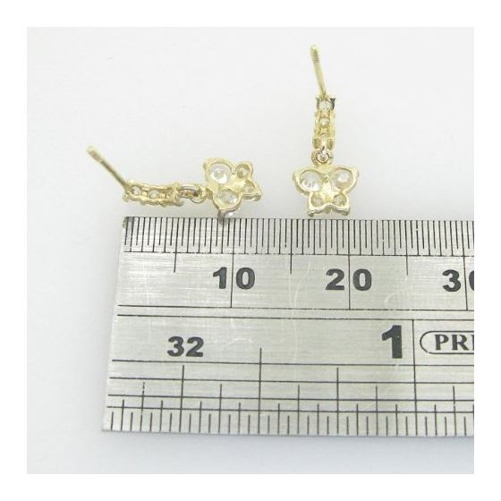 "14K Gold Earrings heart star flower dolphin penguin for Childeren