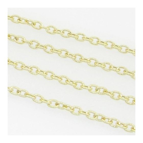 10K Yellow Gold Cable chain GC30 2