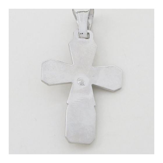 Fancy jesus cut crucifix cross pendant SB39 37mm tall and 21mm wide 4