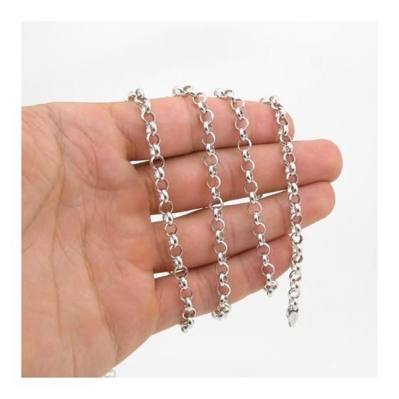 925 Sterling Silver Italian Chain 30 inches long and 5mm wide GSC22 4