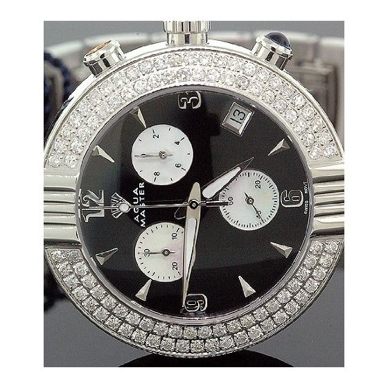 Unisex Aqua Master Diamond Watch 3.25 Ct W-93-2