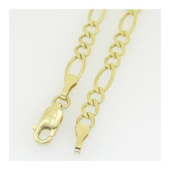 10K Yellow Gold figaro open chain GC83 4