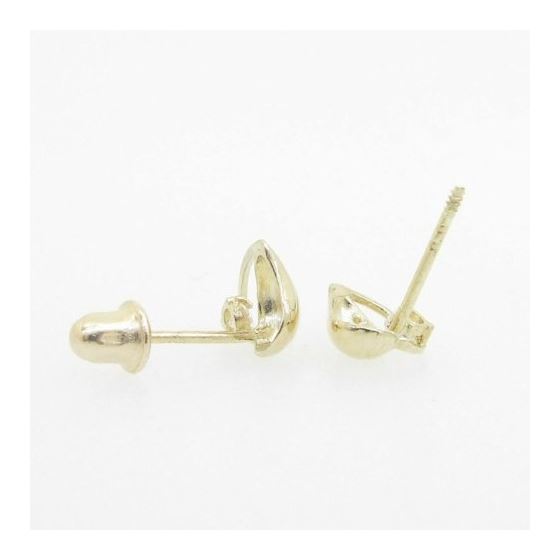 "14K Gold Earrings heart star flower dolphin penguin for Childeren