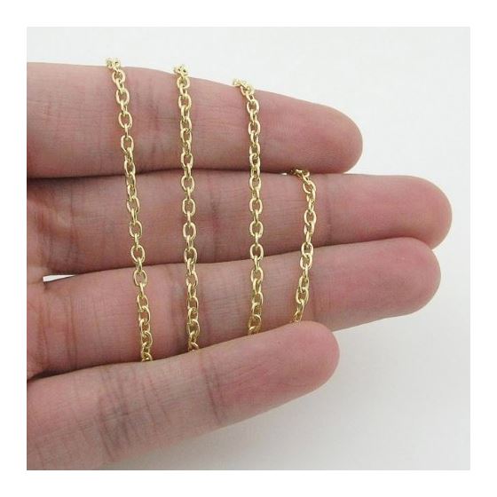 10K Yellow Gold Cable chain GC30 4