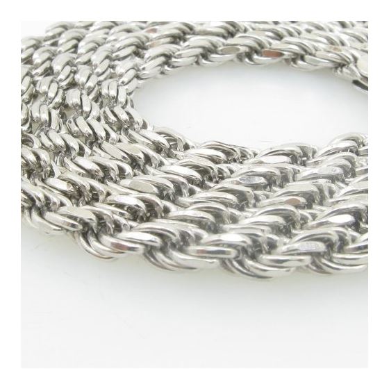 925 Sterling Silver Italian Chain 26 inches long and 4mm wide GSC17 2