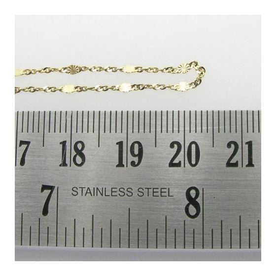 10K Yellow Gold fancy chain GC24 4