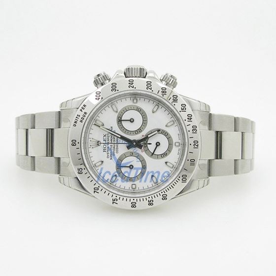 Rolex Daytona White Index Dial Oyster Bracelet Mens Watch 4