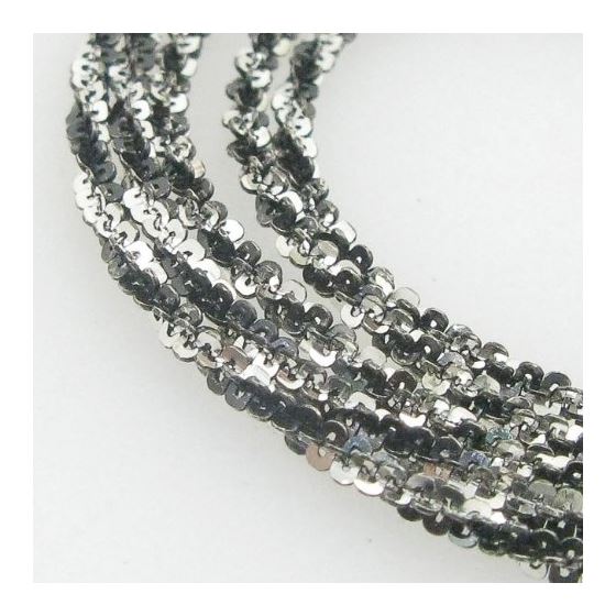 Ladies .925 Italian Sterling Silver Fancy Link Chain Length - 20 inches Width - 1.5mm 2