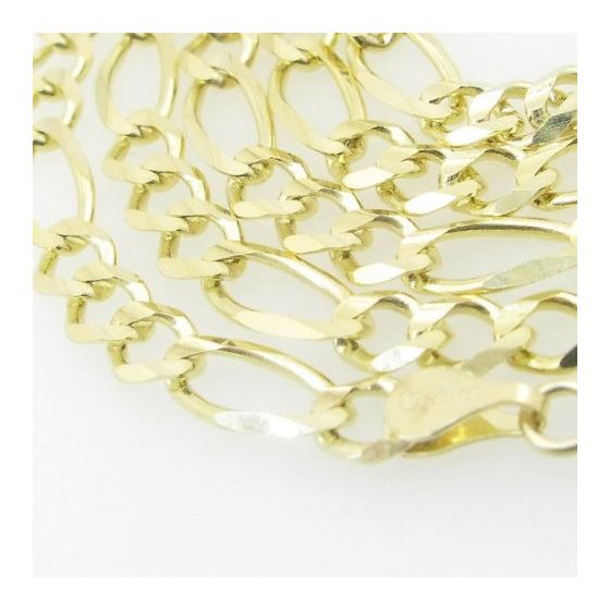 Mens Yellow-Gold Figaro Link Chain Length - 20 inches Width - 4.5mm 2