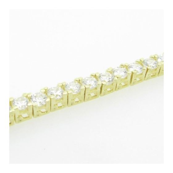 Ladies 10K Solid Yellow Gold fancy box link bracelet Length - 7.5 inches Width - 3.5mm 4