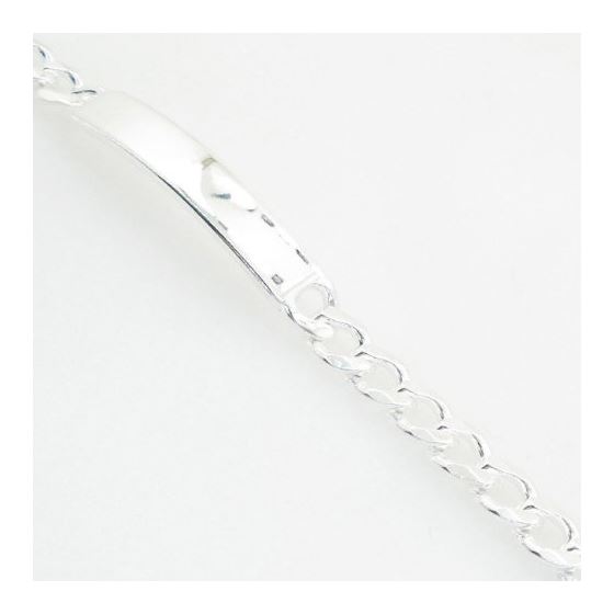 Curb Link ID Bracelet Necklace Length - 8.5 inches Width - 7.5mm 4