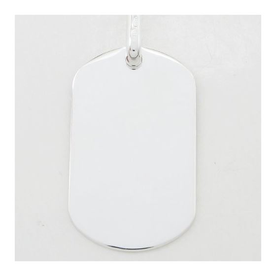 Plain dog tag pendant SB23 55mm tall and 30mm wide 4