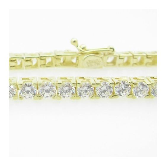 Ladies 10K Solid Yellow Gold fancy box link bracelet Length - 7.5 inches Width - 3.5mm 2