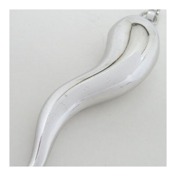 Italian horn pendant SB27 38mm tall and 12mm wide 2