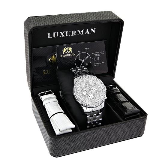 Mens Watches: Mens Diamond Watch 2.5Ct-4