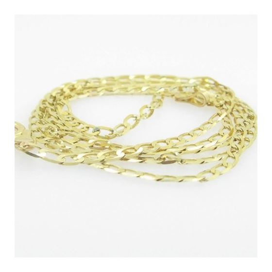 10K Yellow Gold curb chain GC90 2