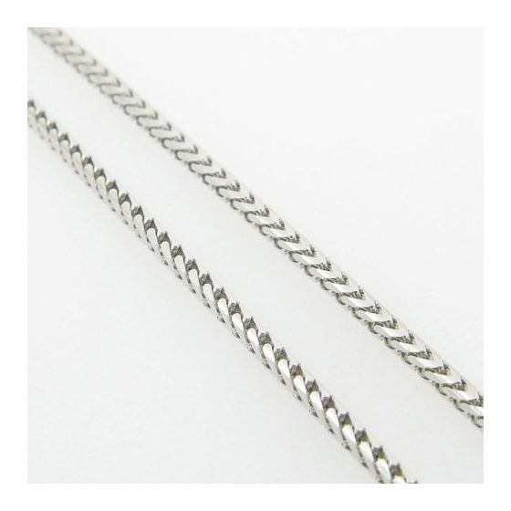 Mens White-Gold Franco Link Chain Length - 18 inches Width - 1.5mm 4