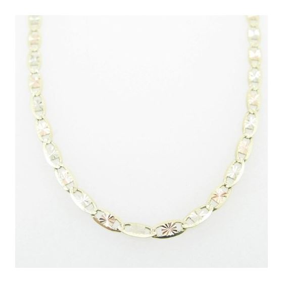 Mens Yellow-Gold Fancy Link Chain Length - 16 inches Width - 2.5mm 2