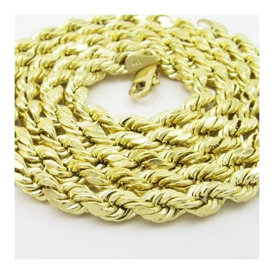 Mens 10k Yellow Gold HOLLOW Chain Elnc9 22 2