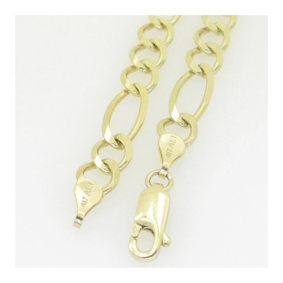 10K Yellow Gold figaro open chain GC72 4