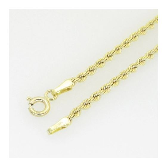 10K Yellow Gold rope chain GC13 4