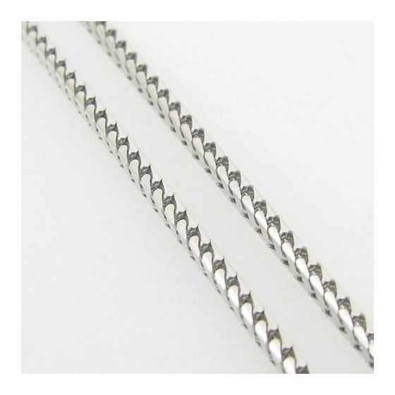 Mens White-Gold Franco Link Chain Length - 20 inches Width - 1.5mm 4