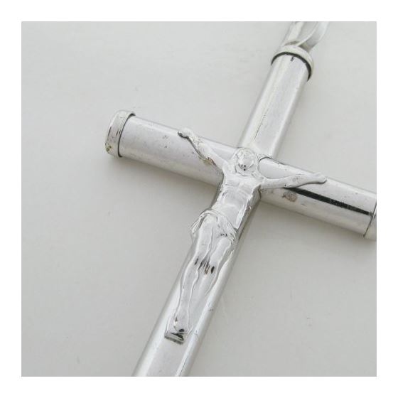 Jesus cut crucifix cross pendant SB29 92mm tall and 45mm wide 2