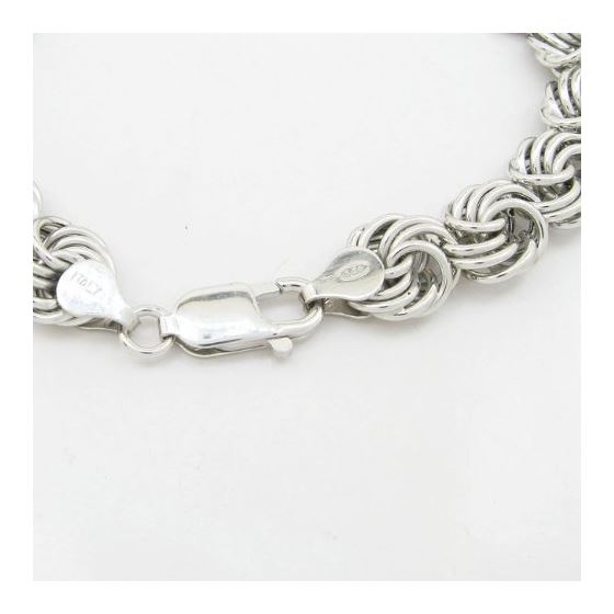 Womens Sterling silver Rolo bracelet 2