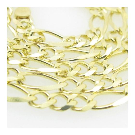 Mens Yellow-Gold Figaro Link Chain Length - 18 inches Width - 3.5mm 2