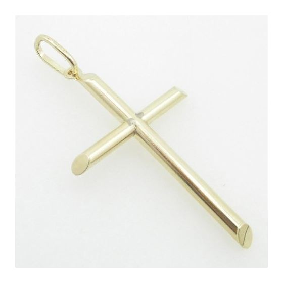 Mens 10K Solid Yellow Gold cross 3 Length - 2.17 inches Width - 1.10 inches 2