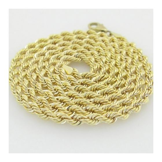 10K Yellow Gold rope chain GC3 2