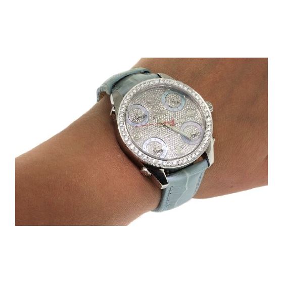 Jacob Co. Blue Band Mid-Size Five Time Zone 3.70-4